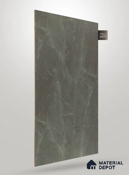 Green Marble Look BG 1779 8 ft x 4 ft Texture Finish Decorative Laminate - 1.25 mm | Suitable for TV Unit, Wardrobe, Kitchen Cabinets