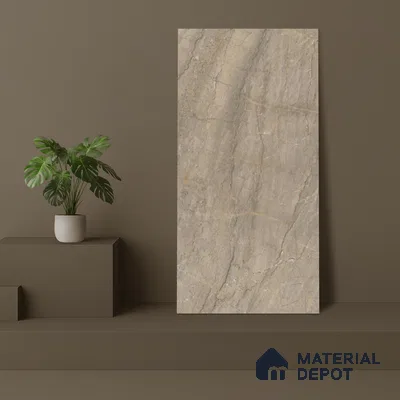 Marble Floor & Wall Tile TL 05619 B Brown Sagon 4 ft x 2 ft Matte Finish Vitrified Tile - 9 mm