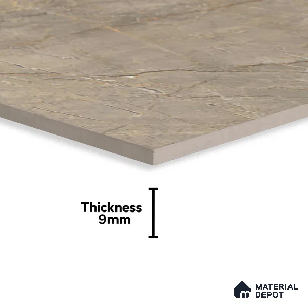 Marble Floor & Wall Tile TL 05619 B Brown Sagon 4 ft x 2 ft Matte Finish Vitrified Tile - 9 mm