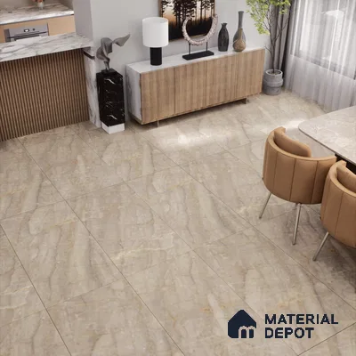Marble Floor & Wall Tile TL 05619 B Brown Sagon 4 ft x 2 ft Matte Finish Vitrified Tile - 9 mm