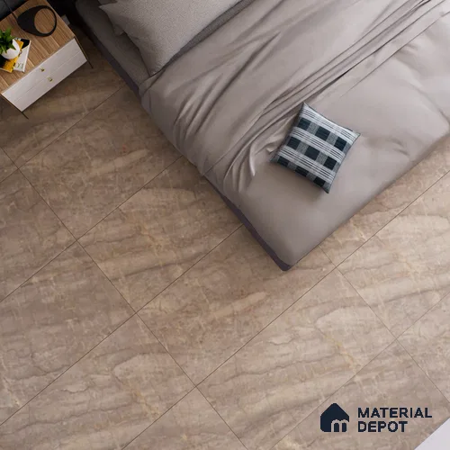 Marble Floor & Wall Tile TL 05619 B Brown Sagon 4 ft x 2 ft Matte Finish Vitrified Tile - 9 mm