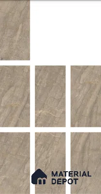 Marble Floor & Wall Tile TL 05619 B Brown Sagon 4 ft x 2 ft Matte Finish Vitrified Tile - 9 mm