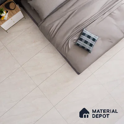 Marble Floor & Wall Tile TL 05619 Bianco Sagon 4 ft x 2 ft Matte Finish Vitrified Tile - 9 mm