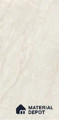 Marble Floor & Wall Tile TL 05619 Bianco Sagon 4 ft x 2 ft Matte Finish Vitrified Tile - 9 mm