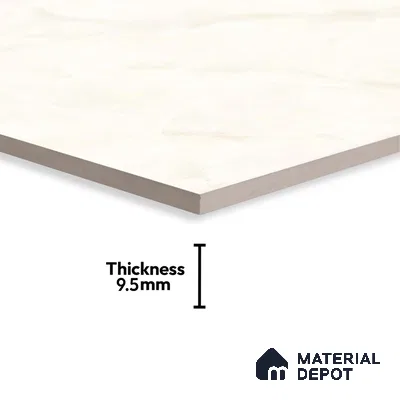 TL 02930 Bisque Cream 2 ft x 2 ft Glossy Finish Vitrified Floor & Wall Tile - 9.5 mm