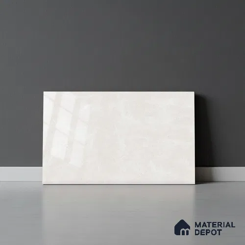 TL 01910 A Bisque Cream Light 18 x 12 inch Glossy Finish Ceramic Wall Tile - 6 mm