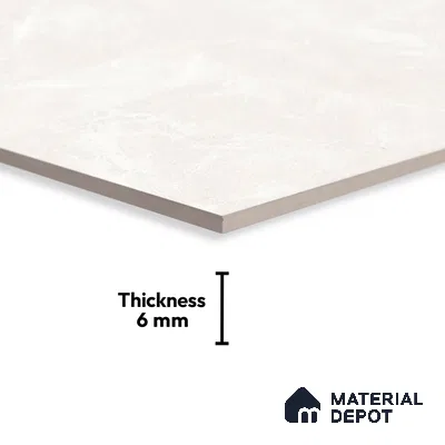 TL 01910 A Bisque Cream Light 18 x 12 inch Glossy Finish Ceramic Wall Tile - 6 mm