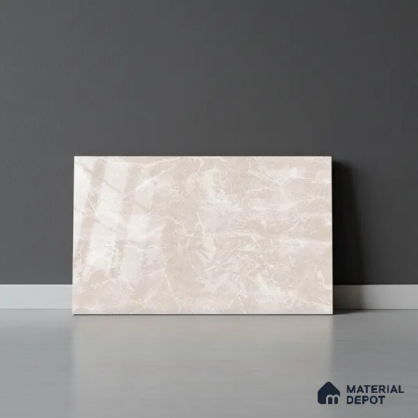 TL 01910 C Marble White Dark 18 x 12 inch Glossy Finish Ceramic Wall Tile - 6 mm
