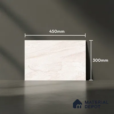 TL 01897 A Bisque Light 18 x 12 inch Glossy Finish Ceramic Wall Tile - 6 mm