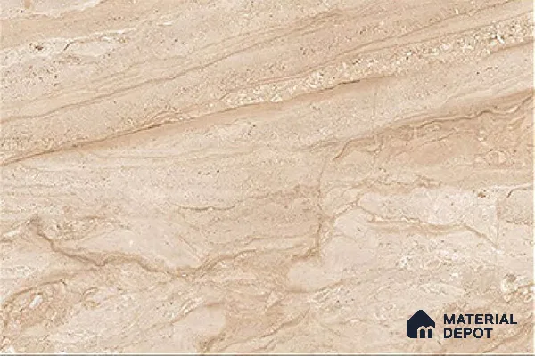 TL 01897 C Brownish Cream Dark 18 x 12 inch Glossy Finish Ceramic Wall Tile - 6 mm