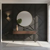 Black 3D Wall Panels