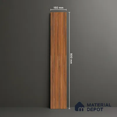 Wood Look Floor Tile TL 06578 C Ipe Out Nature 35 Inch x 6 Inch Vitrified Matte Finish - 9 mm | 2-3 mm Spacer is Mandatory (Sample)