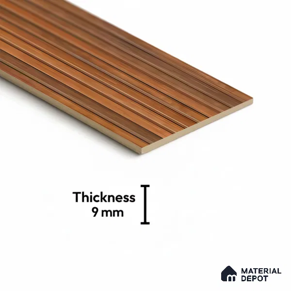Wood Look Floor Tile TL 06578 C Ipe Out Nature 35 Inch x 6 Inch Vitrified Matte Finish - 9 mm | 2-3 mm Spacer is Mandatory (Sample)
