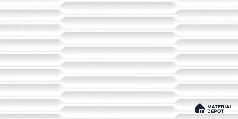 Faux Subway Wall Tile TL 06508 B  White 1808 24 inch x 12 inch Ceramic Glossy Finish - 8 mm | Suitable for Accent / Feature Walls, Bathroom, Kitchen Wall & Backsplashes | Please Expect a Slight Variation of Pattern