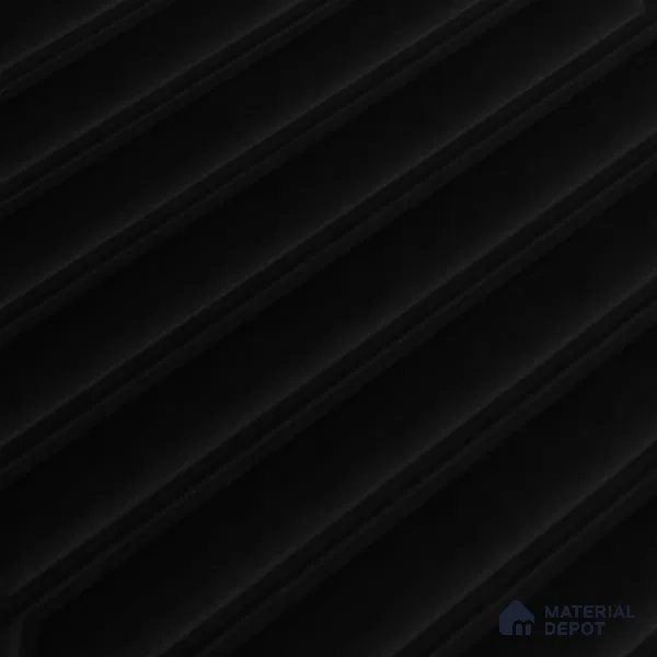 Faux Subway Wall Tile TL 06508  Black 1808 24 inch x 12 inch Ceramic Glossy Finish - 8 mm | Suitable for Accent / Feature Walls, Bathroom, Kitchen Wall & Backsplashes | Please Expect a Slight Variation of Pattern (Sample)