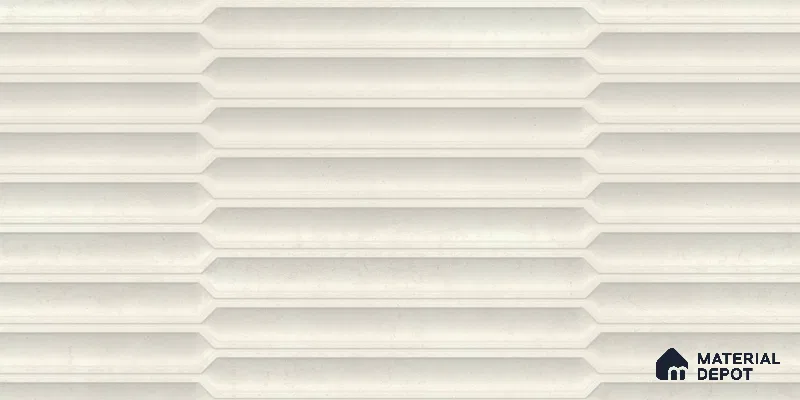 Faux Subway Wall Tile TL 06508 C  SR GL 8072 24 inch x 12 inch Ceramic Glossy Finish - 8 mm | Suitable for Accent / Feature Walls, Bathroom, Kitchen Wall & Backsplashes | Please Expect a Slight Variation of Pattern (Sample)