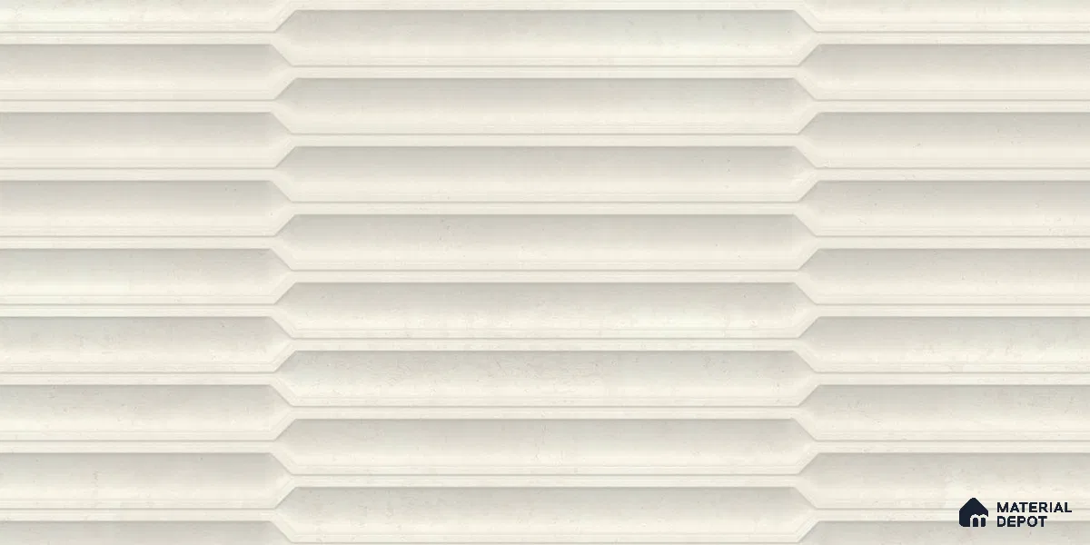 Faux Subway Wall Tile TL 06508 C  SR GL 8072 24 inch x 12 inch Ceramic Glossy Finish - 8 mm | Suitable for Accent / Feature Walls, Bathroom, Kitchen Wall & Backsplashes | Please Expect a Slight Variation of Pattern (Sample)