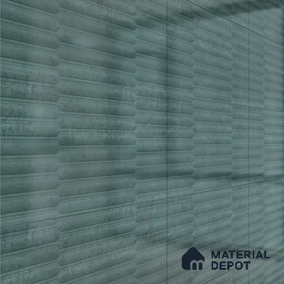 Faux Subway Wall Tile TL 06508 D  SR GL 8073 24 inch x 12 inch Ceramic Glossy Finish - 8 mm | Suitable for Accent / Feature Walls, Bathroom, Kitchen Wall & Backsplashes | Please Expect a Slight Variation of Pattern