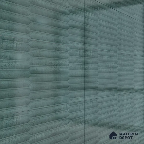 Faux Subway Wall Tile TL 06508 D  SR GL 8073 24 inch x 12 inch Ceramic Glossy Finish - 8 mm | Suitable for Accent / Feature Walls, Bathroom, Kitchen Wall & Backsplashes | Please Expect a Slight Variation of Pattern