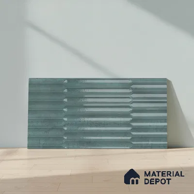 Faux Subway Wall Tile TL 06508 D  SR GL 8073 24 inch x 12 inch Ceramic Glossy Finish - 8 mm | Suitable for Accent / Feature Walls, Bathroom, Kitchen Wall & Backsplashes | Please Expect a Slight Variation of Pattern