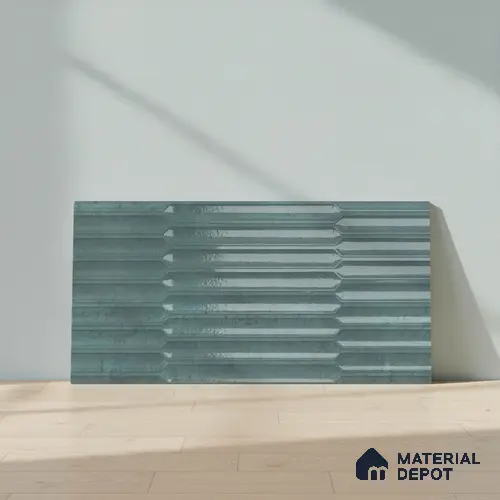 Faux Subway Wall Tile TL 06508 D SR GL 8073 24 inch x 12 inch Ceramic Glossy Finish - 8 mm | Suitable for Accent / Feature Walls, Bathroom, Kitchen Wall & Backsplashes | Please Expect a Slight Variation of Pattern
