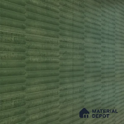 Faux Subway Wall Tile TL 06508 E  SR GL 8091 24 inch x 12 inch Ceramic Glossy Finish - 8 mm | Suitable for Accent / Feature Walls, Bathroom, Kitchen Wall & Backsplashes | Please Expect a Slight Variation of Pattern (Sample)
