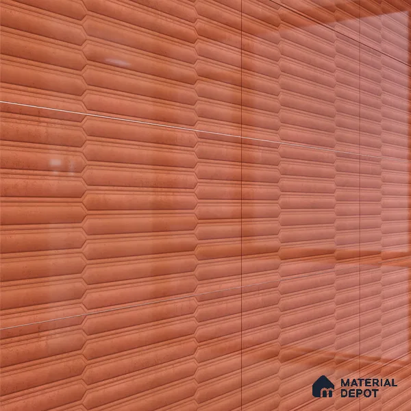 Faux Subway Wall Tile TL 06508 F SR GL 8095 24 inch x 12 inch Ceramic Glossy Finish - 8 mm | Suitable for Accent / Feature Walls, Bathroom, Kitchen Wall & Backsplashes | Please Expect a Slight Variation of Pattern