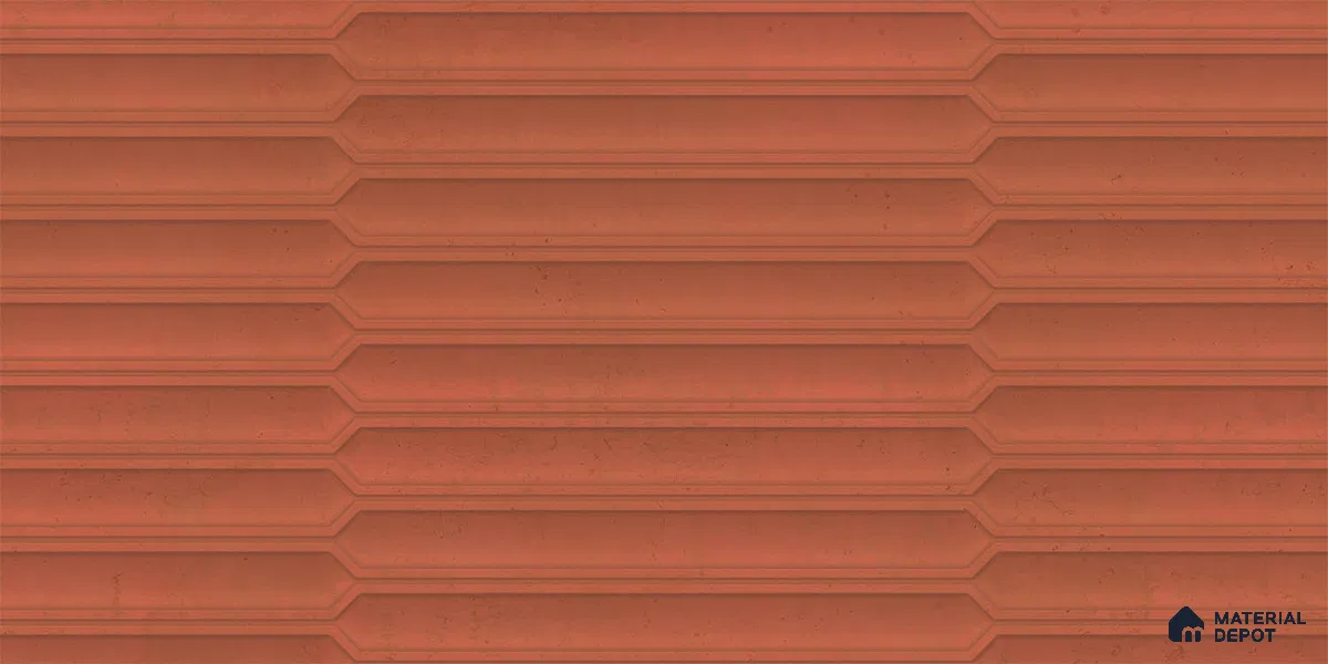 Faux Subway Wall Tile TL 06508 F SR GL 8095 24 inch x 12 inch Ceramic Glossy Finish - 8 mm | Suitable for Accent / Feature Walls, Bathroom, Kitchen Wall & Backsplashes | Please Expect a Slight Variation of Pattern