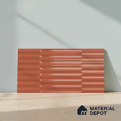 Faux Subway Wall Tile TL 06508 F  SR GL 8095 24 inch x 12 inch Ceramic Glossy Finish - 8 mm | Suitable for Accent / Feature Walls, Bathroom, Kitchen Wall & Backsplashes | Please Expect a Slight Variation of Pattern