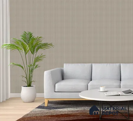 Frost White Plain Colour Louver PN 02572 I 9.5 ft x 4.8 inch WPC Panel - 11 mm | Suitable for Feature Wall, TV Unit & Living Room | Width is Subjected to 5% Variation