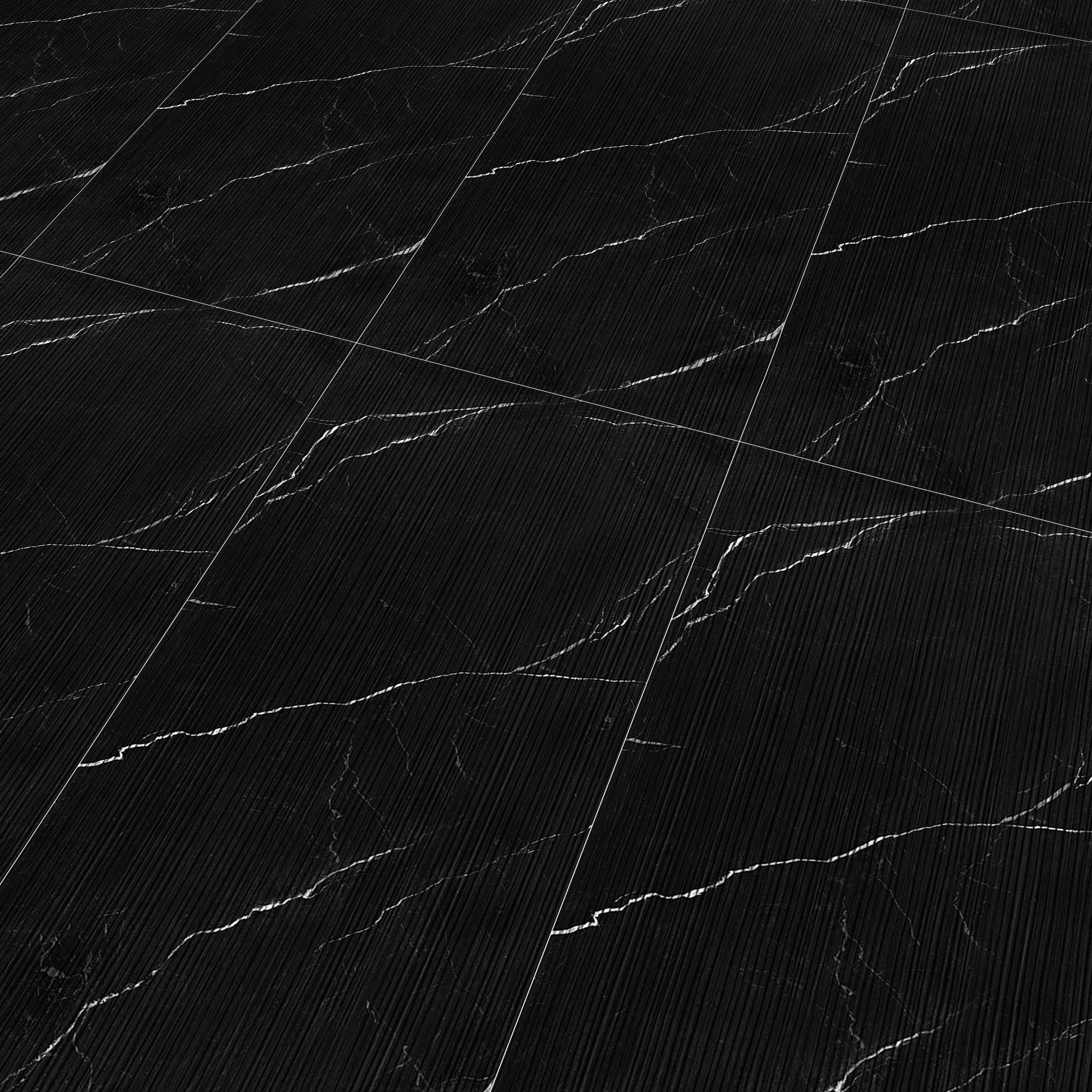 Marble Floor & Wall Tile | TL 00682 Black Matte Finish 4 ft x 2 ft Matte Finish Vitrified Vitrified Tile - 9 mm | Suitable For Living Room, Bedroom, Dining Area