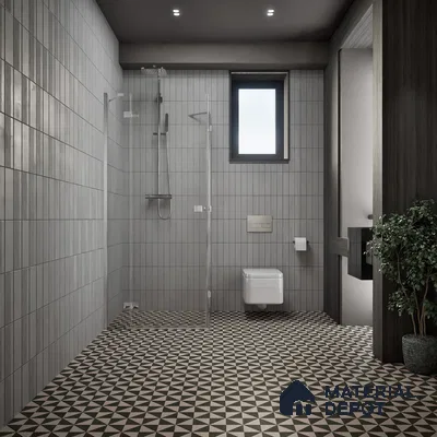 Moroccan Wall & Floor Tile TL 07654 Mono Prism 1 ft x 1 ft Ceramic Matte Finish - 9 mm | Suitable For Kitchen, Bathroom, Living Area | Please Expect a Slight Variation of Pattern