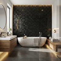 Black Mosaic Tiles