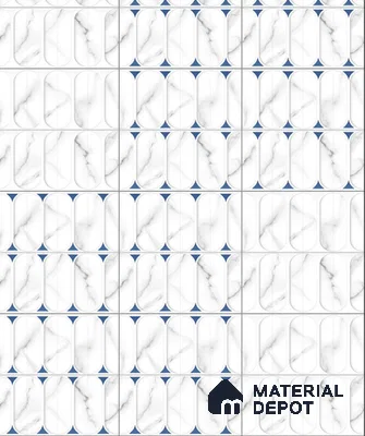 Faux Subway Wall Tile TL 04920 E Estilo Retro Capsule 1 Venatino 1 ft x 1 ft Ceramic Matte Finish - 9 mm | Suitable for Highlighter Walls, Foyer, Bathroom, Kitchen Wall & Backsplashes | Please Expect a Slight Variation of Pattern (Sample)