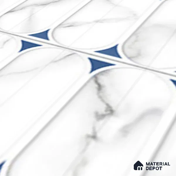 Faux Subway Wall Tile TL 04920 E Estilo Retro Capsule 1 Venatino 1 ft x 1 ft Ceramic Matte Finish - 9 mm | Suitable for Highlighter Walls, Foyer, Bathroom, Kitchen Wall & Backsplashes | Please Expect a Slight Variation of Pattern (Sample)
