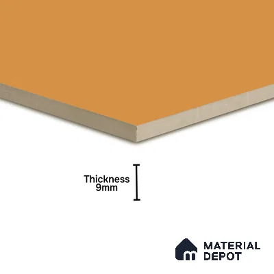 Plain Pastel Wall & Floor Tile TL 04920 M Estilo Retro Plain Orange Ornato 1 ft x 1 ft Ceramic Matte Finish - 9 mm | Suitable for Living Room, Dining, Bedroom, Foyer, Patio (Sample)