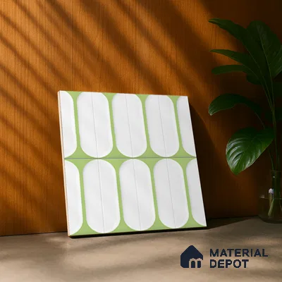 Faux Subway Wall Tile TL 04920 O Estilo Retro Capsule 1 Olive Green 1 ft x 1 ft Ceramic Matte Finish - 9 mm | Suitable for Highlighter Walls, Foyer, Bathroom, Kitchen Wall & Backsplashes | Please Expect a Slight Variation of Pattern (Sample)