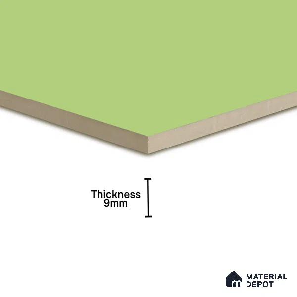 Plain Pastel Wall & Floor Tile TL 04920 P Estilo Retro Plain Olive Green 1 ft x 1 ft Ceramic Matte Finish - 9 mm | Suitable for Living Room, Dining, Bedroom, Foyer, Patio (Sample)