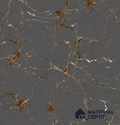 TL 02263 Shadow Black 2 ft x 2 ft Matte Finish Carving Vitrified Floor & Wall Tile - 9.5 mm