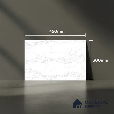 TL 01902 A Blanc Light 18 x 12 inch Glossy Finish Ceramic Wall Tile - 6 mm