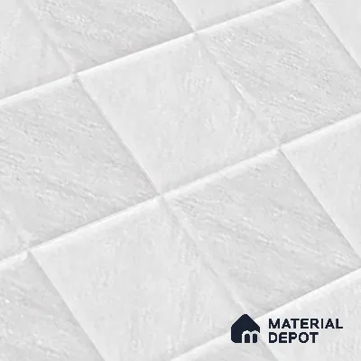 TL 01943 A Blanc White Light 18 x 12 inch Glossy Finish Ceramic Wall Tile - 6 mm