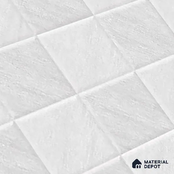 TL 01943 A Blanc White Light 18 x 12 inch Glossy Finish Ceramic Wall Tile - 6 mm