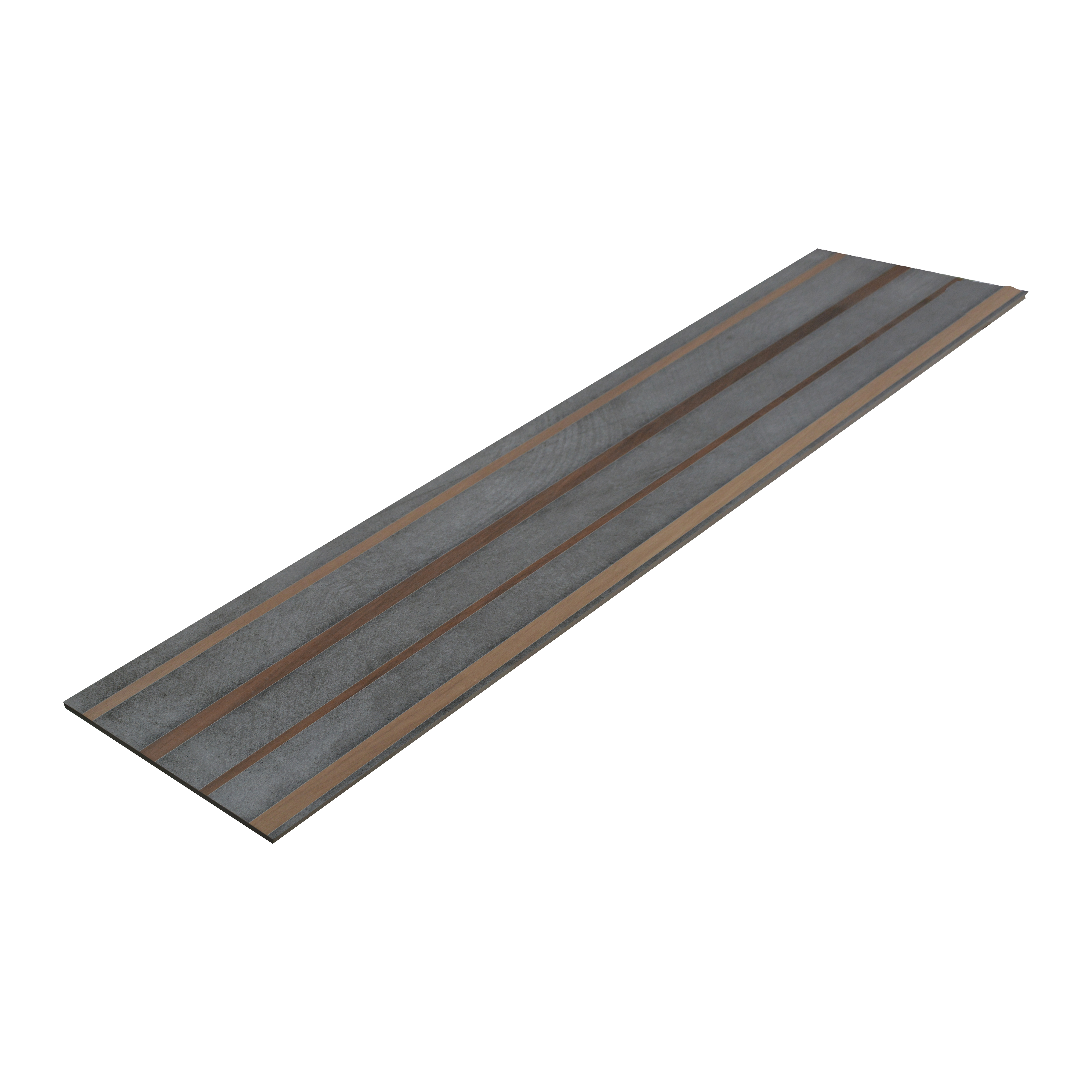 TL 01205 B Blend Grey Deco 1200x300 mm GVT Carving Matte Finish Abstract Look Tile - 9 mm (Sample)