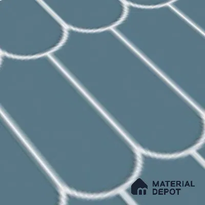 TL 05761 B Aqua Chromatic 600x300 mm Glossy Finish Ceramic Wall Tile - 7 mm | Please Expect a Slight Variation of Pattern (Sample)