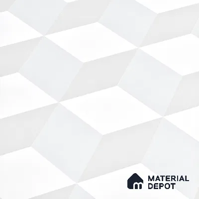 3D Wall Tile TL 06512 B  SR BL 4041 Highlighter 2 24 inch x 12 inch Ceramic Glossy Finish - 8 mm | Suitable for Accent / Feature Walls, Bathroom, Kitchen Wall & Backsplashes (Sample)