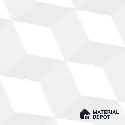 Geometric Floor Tile TL 06512 C   12 inch x 12 inch Ceramic Matte Finish - 8 mm | Suitable for Bathroom | Please Expect a Slight Variation of Pattern (Sample)