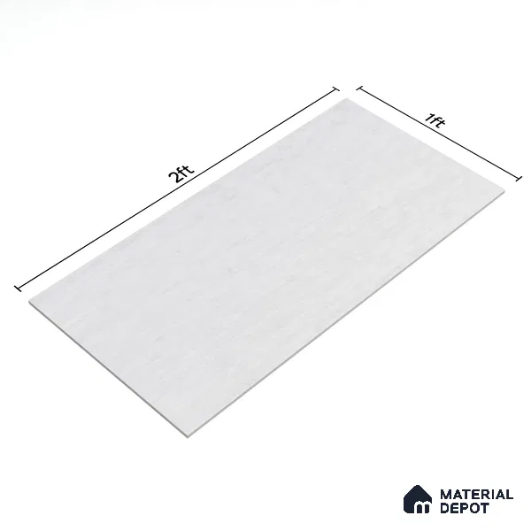 Cement Wall Tile TL 06486 B   24 inch x 12 inch Ceramic Matte Finish - 8 mm | Suitable for Accent / Feature Walls, Living Room, Bedroom, Bathroom, Kitchen Wall & Backsplashes (Sample)