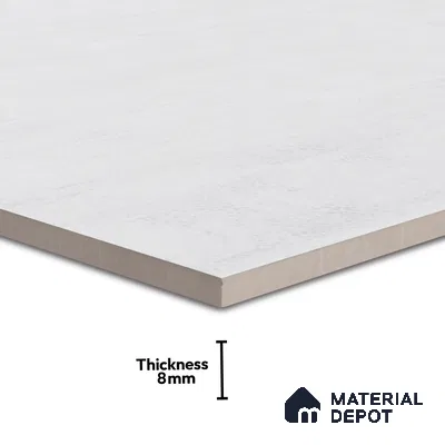 Cement Wall Tile TL 06486 B   24 inch x 12 inch Ceramic Matte Finish - 8 mm | Suitable for Accent / Feature Walls, Living Room, Bedroom, Bathroom, Kitchen Wall & Backsplashes (Sample)