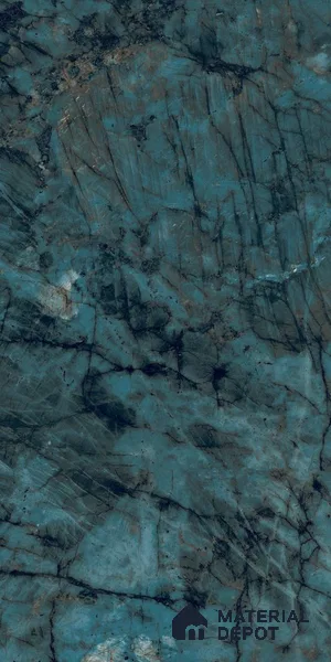 Marble Look Wall Tile TL 06633 Labradorite Jade 4 ft x 2 ft Vitrified High Gloss Finish - 9 mm | (Random 8) | Suitable for Living Room, Bedroom, Bathroom, Kitchen, Office, Elevation & Dining