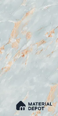 Marble Floor & Wall Tile TL 08540 | Eragon Aqua 4 ft x 2 ft Sugar Matte Finish Porcelain Tile - 9 mm | 3 Random Design | Suitable for Living Room, Bedroom, Bathroom & Kitchen